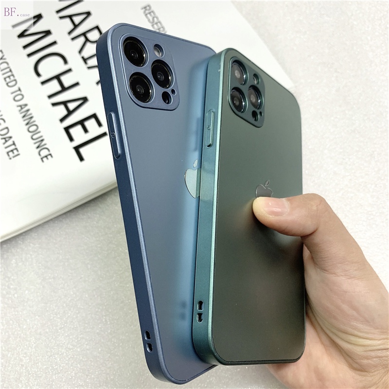 Hard Case Metallic Matte Anti Fingerprint / Fade compatible for Iphone 11 / 12 / 13pro Max / X / Xr / Xsmax / 7 / 8plus