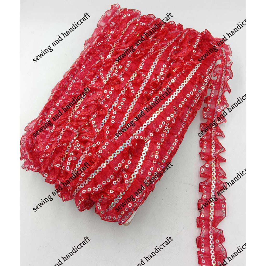 Renda Payet/Renda Payet Baju/Pita Payet