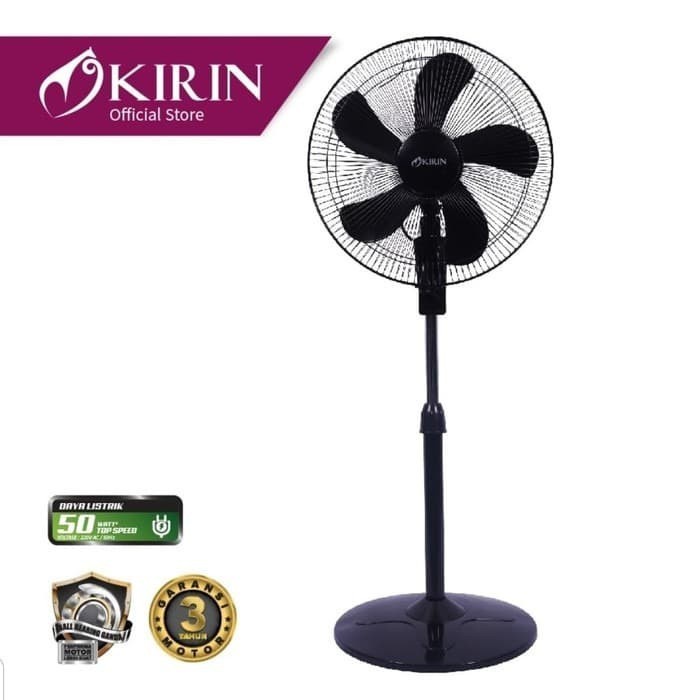 KIRIN Kipas Angin Stand Fan 16&quot; KEF 16 SFN Warna Random  - Garansi Resmi 1 Tahun