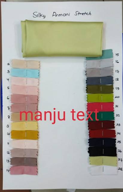 Kain  Satin Armany Silk Original