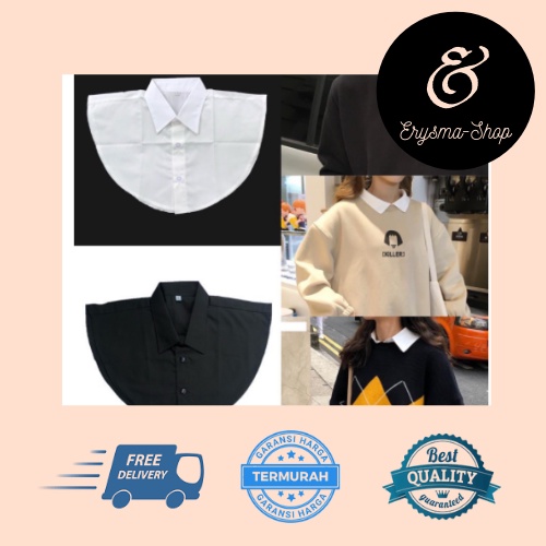 ERYSMA-SHOP | MANSET LEHER KERAH - KERAH PALSU - FAKE COLLAR