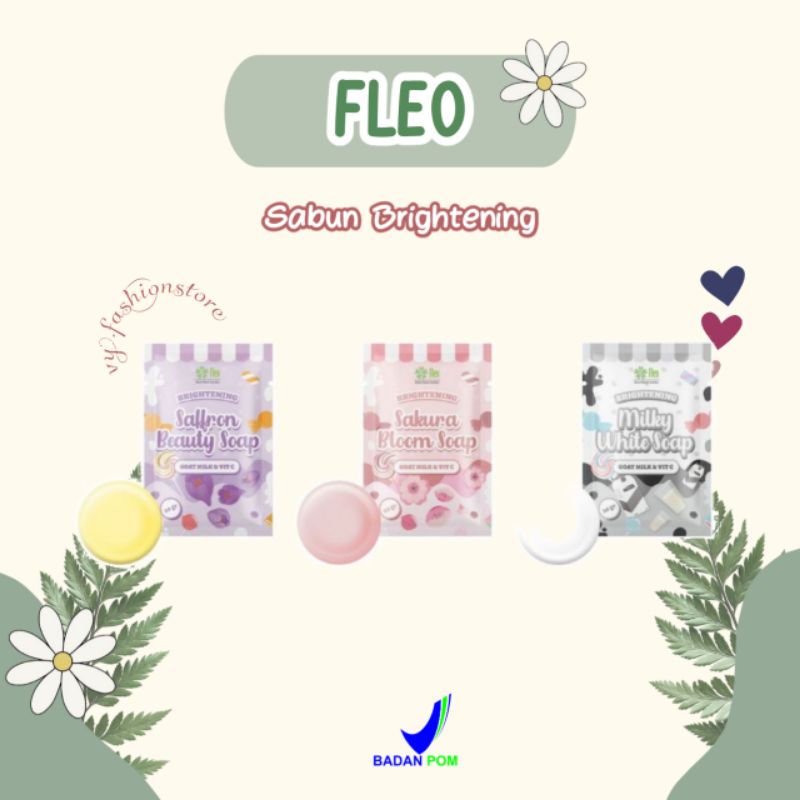 [BPOM] sabun brightening by fleo 20gr