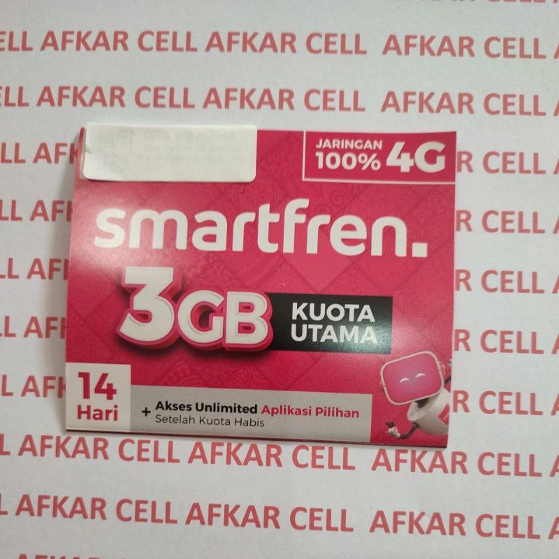 Jual PERDANA SMARTFREN 3GB 14Hari | Shopee Indonesia