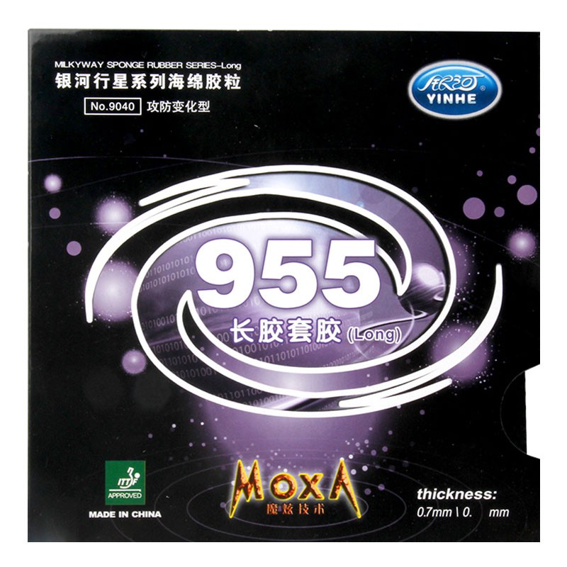 Yinhe Moxa 955 Karet bintik panjang tenis meja ping pong