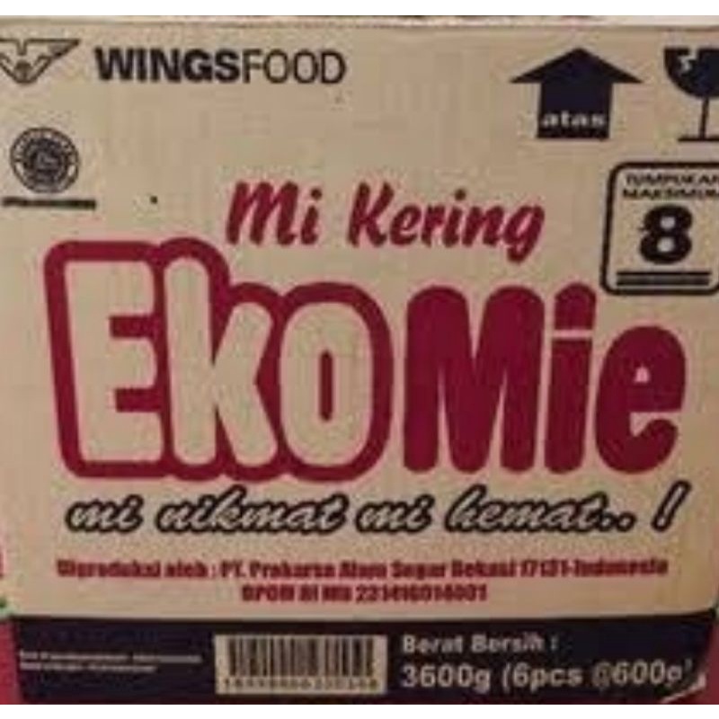 

1 DUS MIE KERING EKOMIE 3600 GRAM