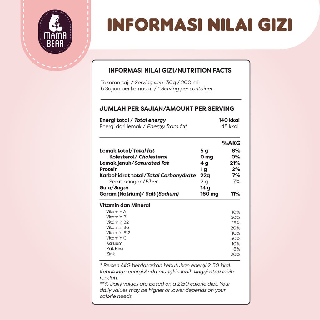 (BEST SELLER!!) MAMA BEAR ALMOND MIX/ MINUMAN ALMOND / mamabear / asi / almond asi booster / almond milk / mom uung / momuung / teh pelancar asi