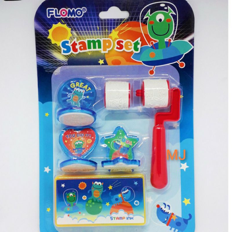 

Flomo Fun Stamp Set mainan stempel Alien