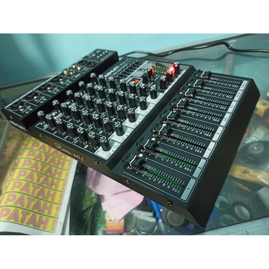 MIXER ASHLEY 6CH REMIX 602 ORIGINAL RECORDING BLUETOOTH EFEK 99