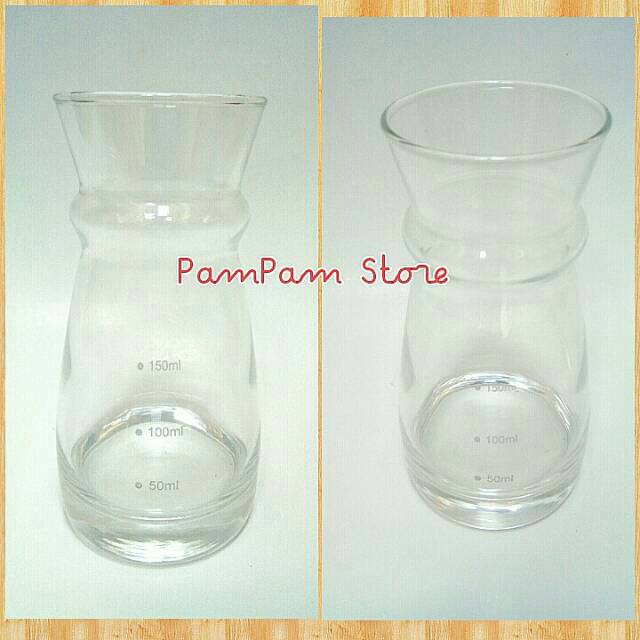 GELAS UKUR/TAKAR 250 ML - JIGGER KACA - GELAS GULA CAIR