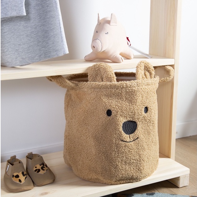 Childhome Teddy Storage Basket - Box Perlengkapan Anak Bayi Mainan Toys Aksesoris Dekorasi Kamar Baby