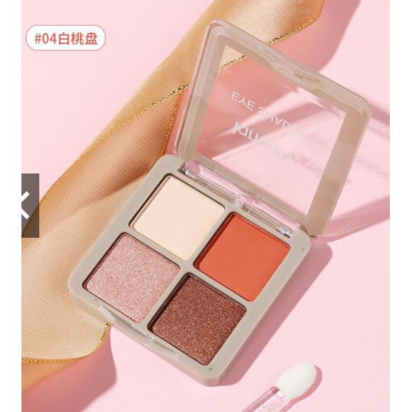 Lameila Eyeshadow Pallete  Gliter 4 Warna Kombinasi Tahan Lama LS 5086