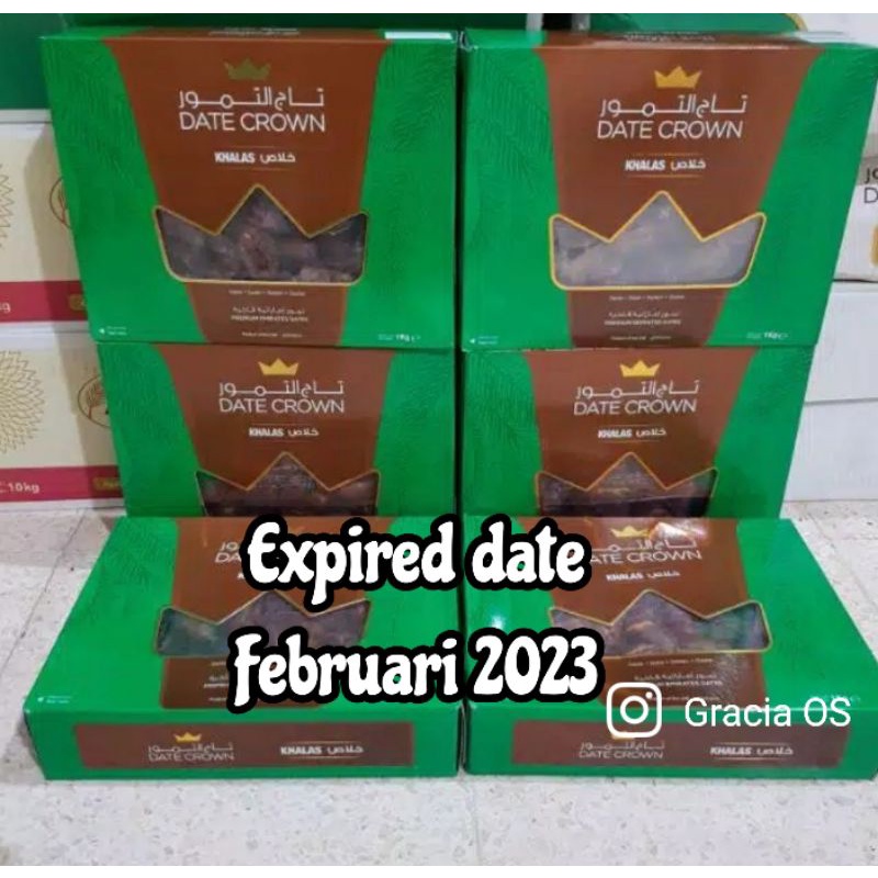 

Kurma Khalas Date Crown ORIGINAL Premium Emirates Dates 1kg