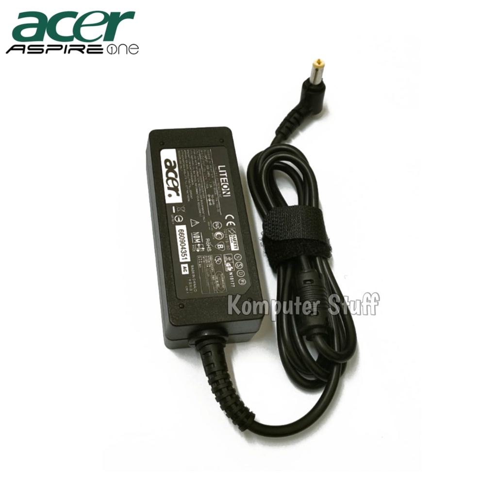 Charger Laptop Acer Aspire One HP-A0301R3 A110 532H NAV50 D260 AOD260 Adaptor Acer 19V 1.58A 30W