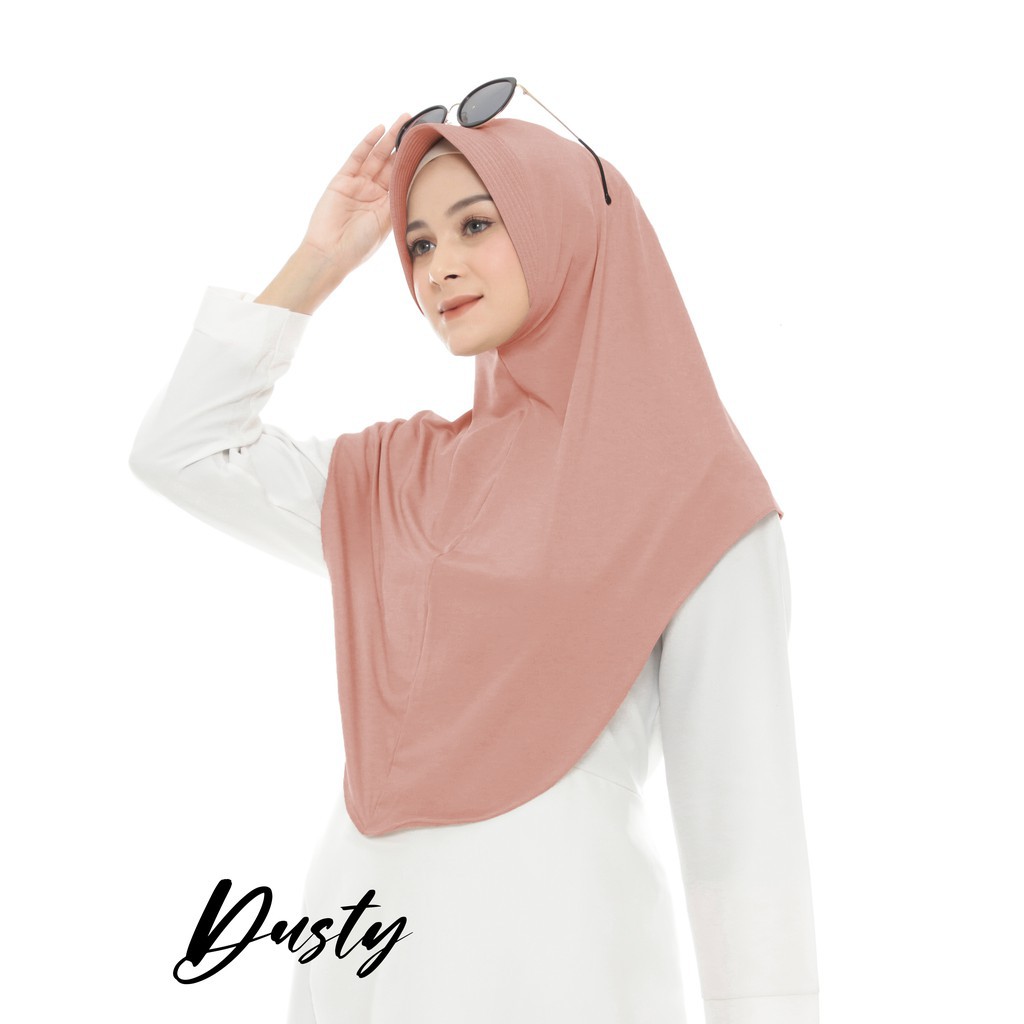 Hijab Jilbab Kerudung Bergo Pet Jersey ZAIDA PAD Terbaru