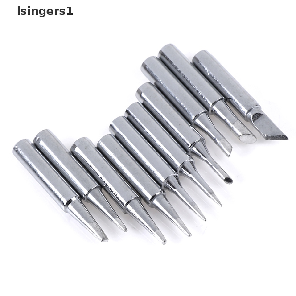 (lsingers1) 10pcs / Set Ujung Besi solder Konstan Temperatur Tinggi Untuk 900m 963 station