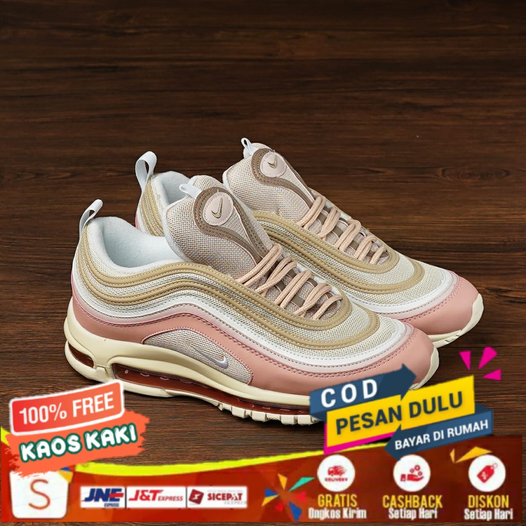 Sepatu Nike  Nike  Air Max 97 Particle Beige Sepatu Nike Wanita Cewek Premium Nike Murah