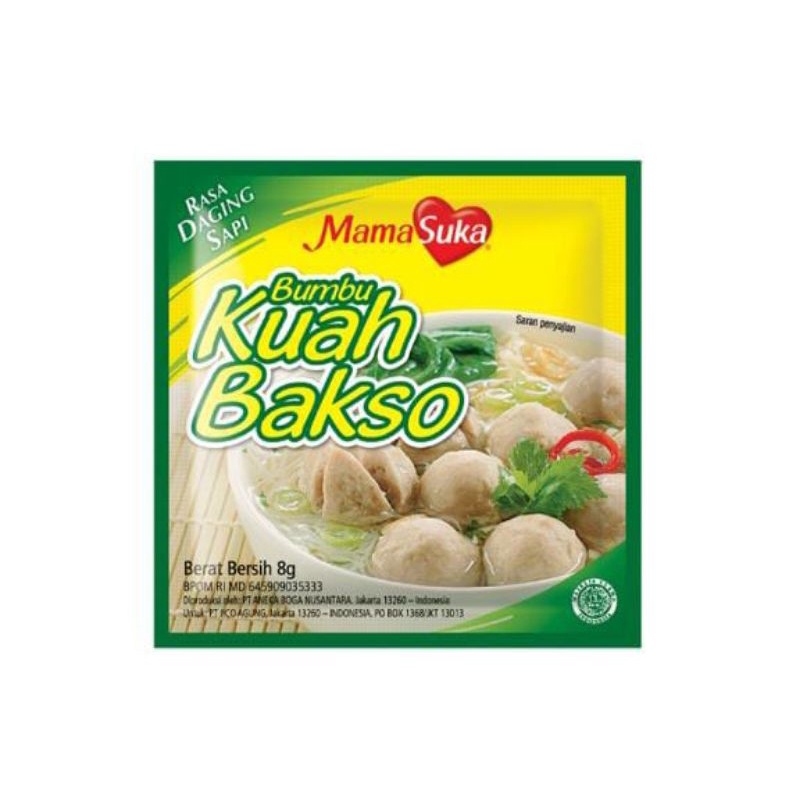 

✔Mamasuka Kuah Bakso 8g,renceng isi 12