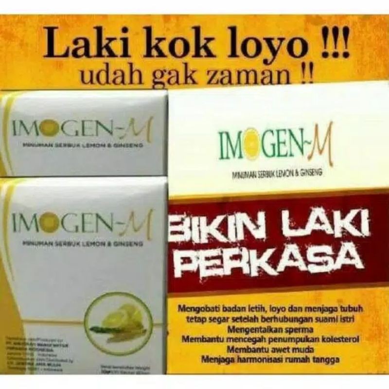 Imogen M Original 1000% BPOM Barang Ready Silahkan langsung diorder
