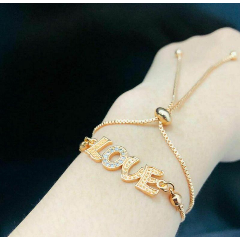 QB.GELANG SERUT LOVE TITANIUM