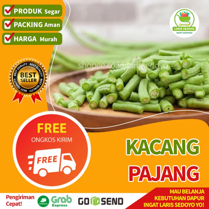 

Kacang Panjang segar 1 ikat 150 gram sayuran jakarta