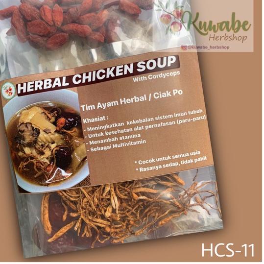 

SALE!!HCS-11 HERBAL CHICKEN SOUP (CODYCEPS) 12 MCM HERBAL/CIAK PO TIM AYAM HERBAL/KESEHATAN PARU2, STAMINA|SQ3