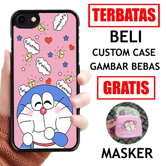 (FREE MASKER) CUSTOM CASE HP FOTO SENDIRI GAMBAR BEBAS