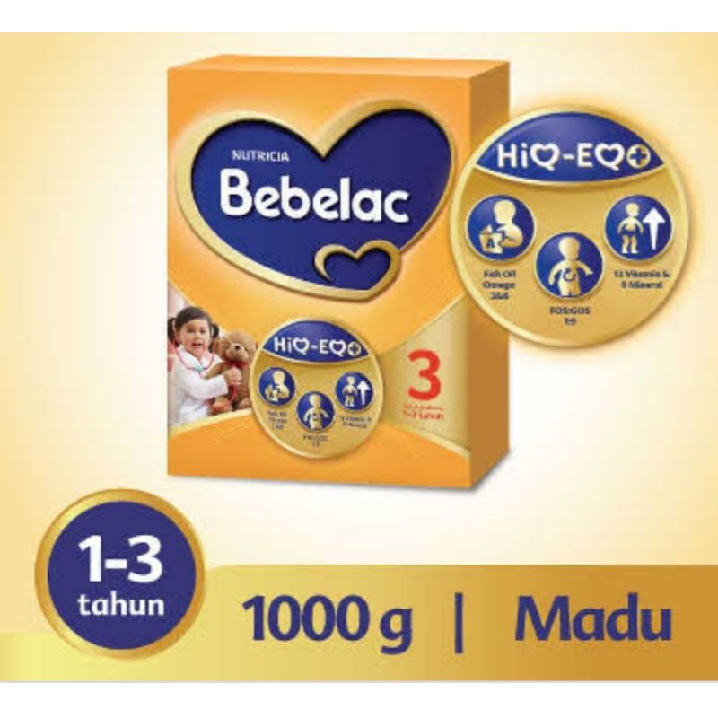 Susu murah, susu bayi BEBELAC 3 1000gr