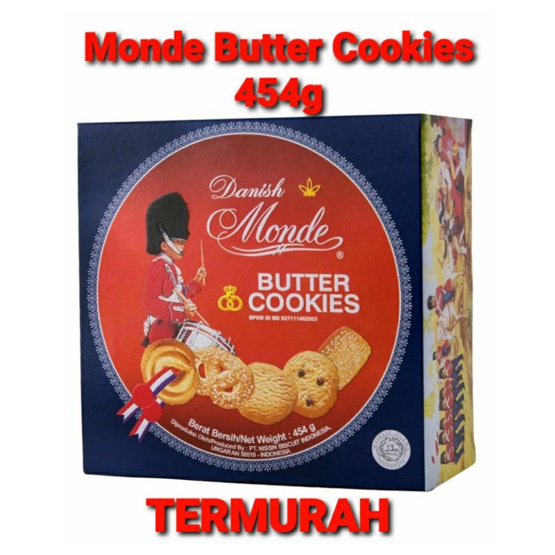 

Monde Butter Cookies 454g Kue Kaleng Lebaran