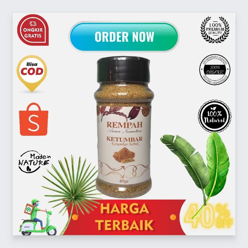 Ketumbar Bubuk halus/Ketumbar giling halus/Ground Coriander