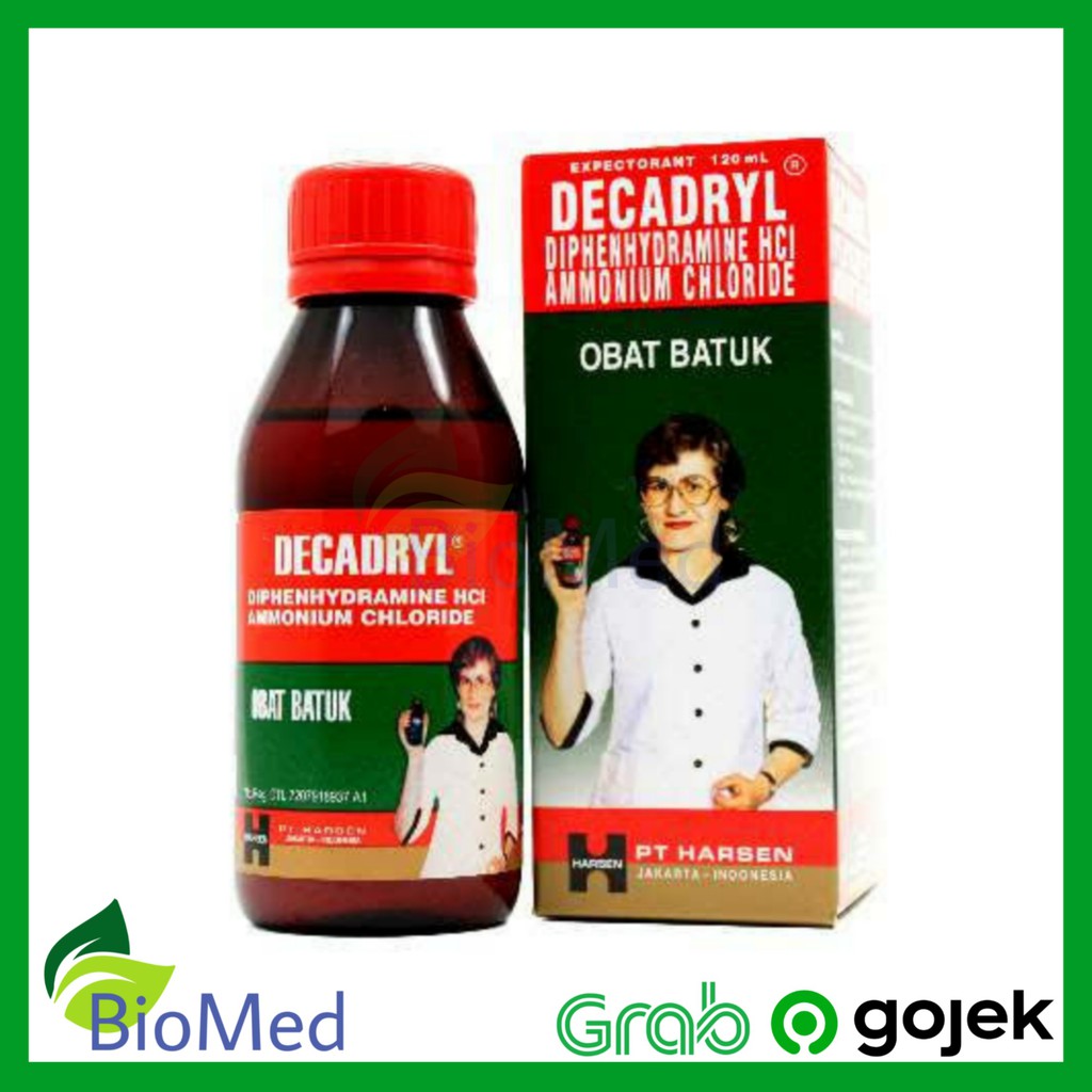 DECADRYL SIRUP 120 ml - Obat Batuk Berdahak Alergi Asma