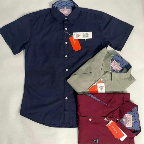 Bswart Batik Hrb026 Kenongo Hem Pendek Padi Pekalongan M L Xl Batik Pria Murah