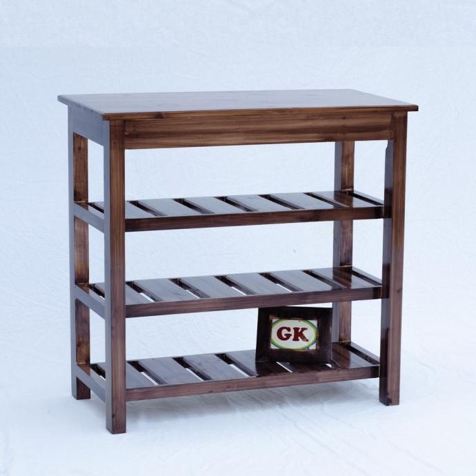 Meja Rak 3 Susun Kayu Dedemotshop