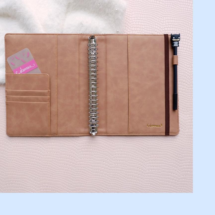 

9.9✔️Binder A5 B5 Sylbee Brukat GRATIS KERTAS & PULPEN. ukuran A5 20Ring & B5 26ring Premium Demnacs|RA7