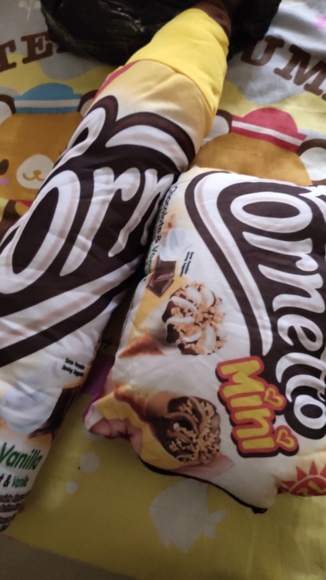 Set Snack Bantal Guling Pensil Bahan Polimicro Motif Pocky