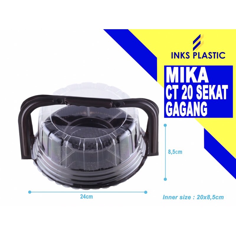 Mika Ct 20 Sekat + Gagang / Mika Tumpeng Sekat ( Isi 10 Set )