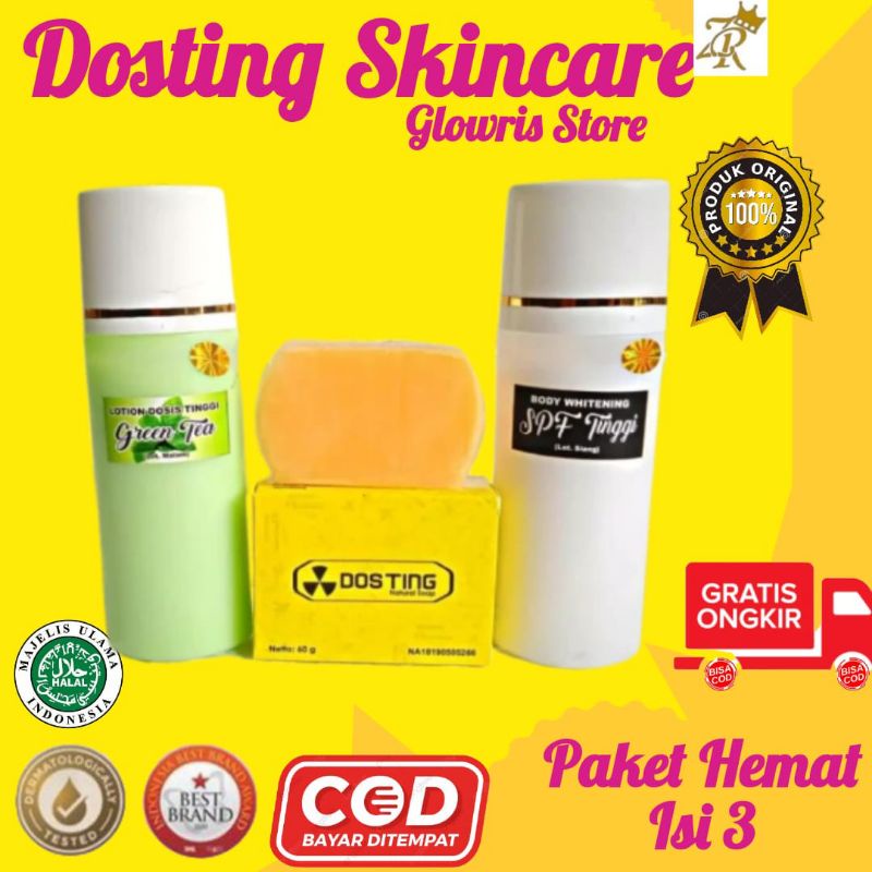 Pemutih Badan Permanen Paket Hemat Lotion Dosting Dosting Ampuh Putihkan Badan Pemanen