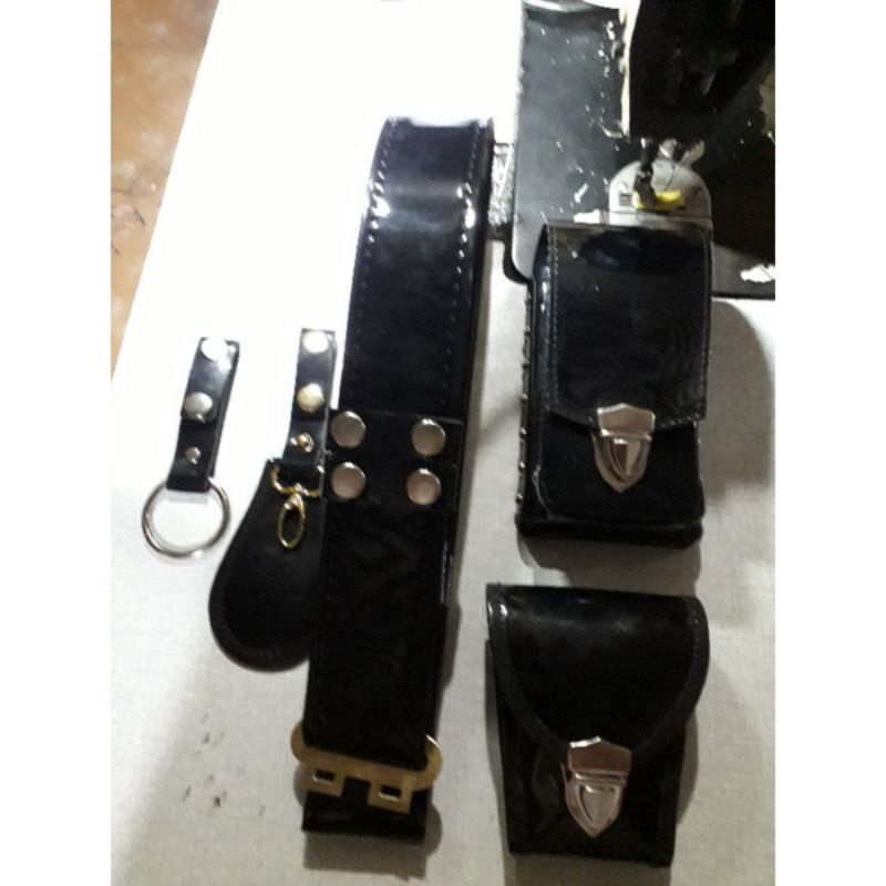 Kopel set polri kopel setelan pdl polisi satpam security polsuspas hitam