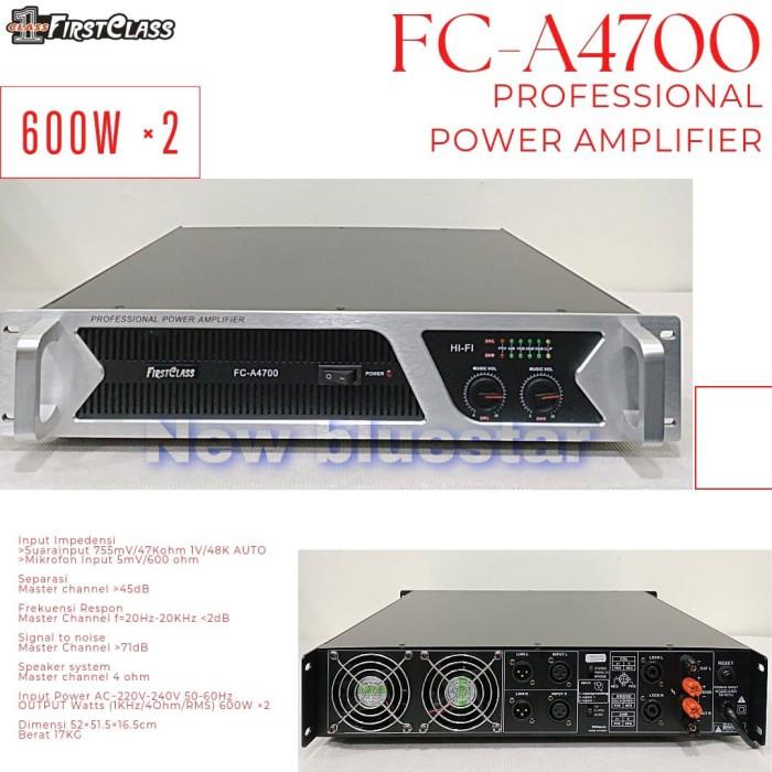 Power Firstclass Fc A 4700 Original Amplifier Fc A4700 56