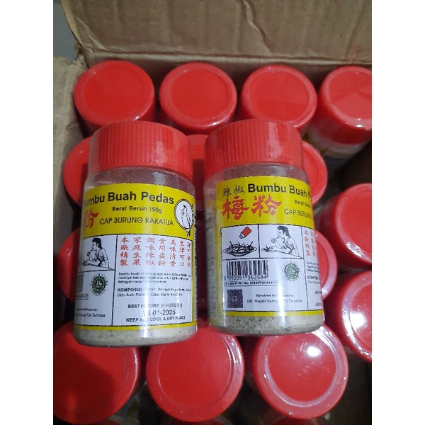 

bumbu rujak buah/bumbu buah tabur/bumbu rujak jambu kristal