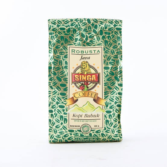 

KOPI SINGA ROBUSTA JAVA 180 gram - bubuk ground coffee single origin