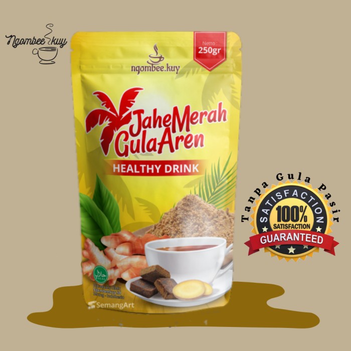 

JAHE MERAH GULA AREN PREMIUM 250 GRAM - 250 Gram (BERKUALITAS)
