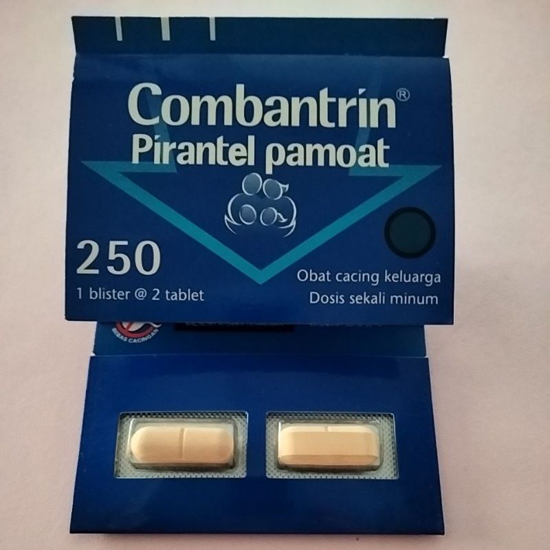 COMBANTRIN PIRANTEL PAMOAT/Combantrin Dewasa/Combantrin tablet 250mg