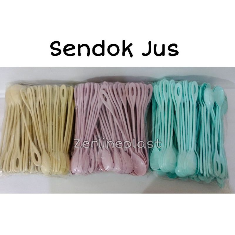 Sendok Plastik JUS @10pcs