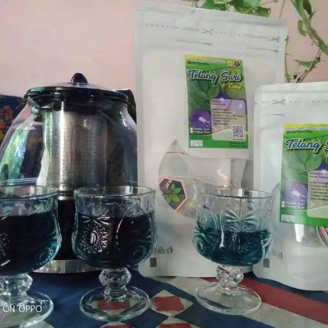 

Teh Bunga Telang Sari Membantu Menurunkan Berat Badan Kemasan Kecil isi 7 tea bag