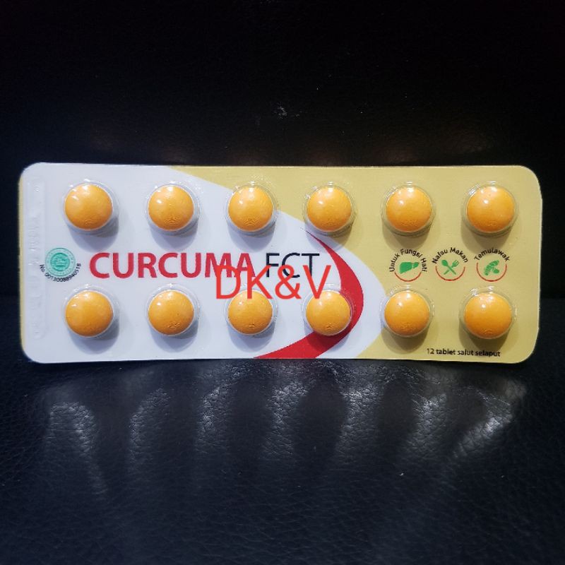 Curcuma Tablet (PER STRIP @ 12 TABLET)