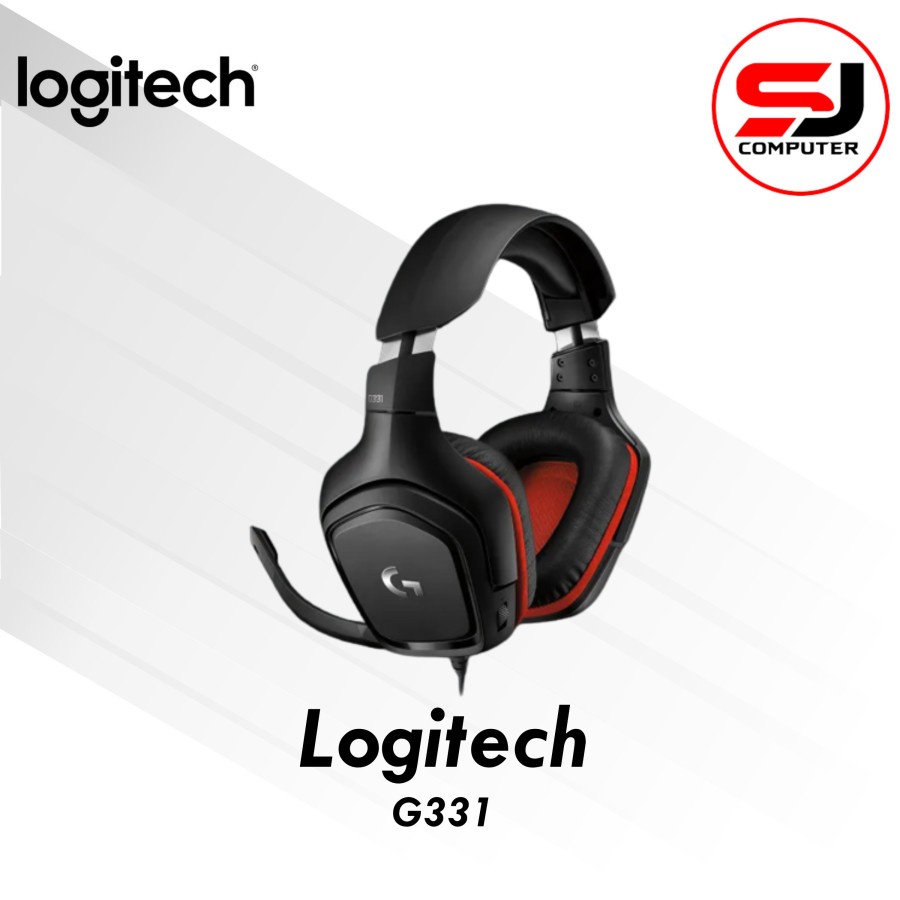 Logitech G331 Headset Gaming Stereo Flip to Mute Mic