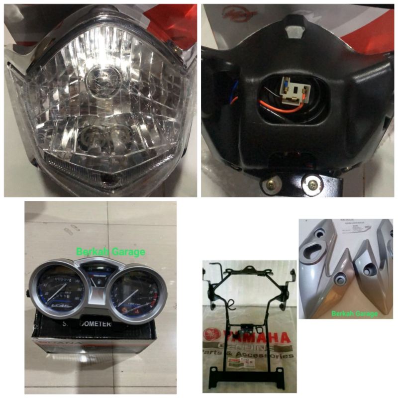 Paket Hemat Reflektor Vixion H4 Crum Plus Kupingan Plus Spidometer Plus Breket