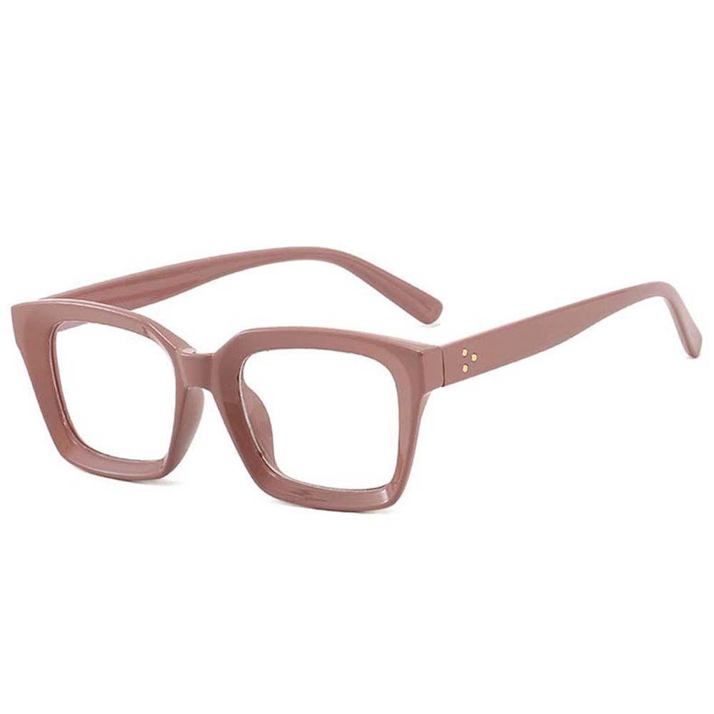 Needway Kacamata Anti Radiasi Motif Leopard Optik Komputer Eyewear Bingkai Besar Square Korean Style Women Eyeglasses