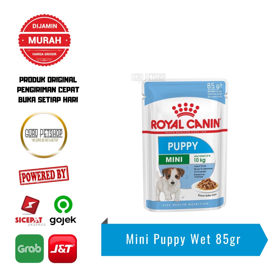 Royal Canin Mini Puppy Wet 85g Mini Adult Wet 85g Makanan Basah Anjing