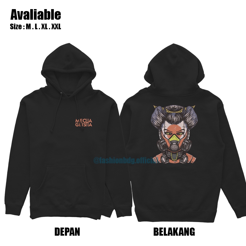 jAKET Sweater pria hoodie MECHA GEISHA jaket sweter cowok distro keren